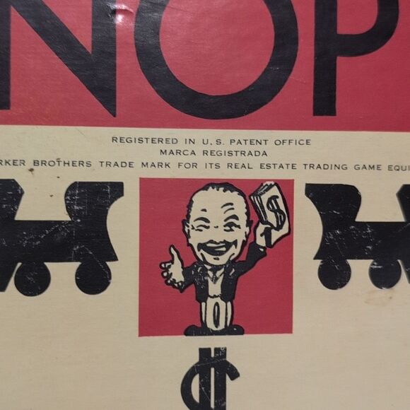 Vintage 1950's version of Parker Brother’s Monopoly game Antique - Picture 8 of 15